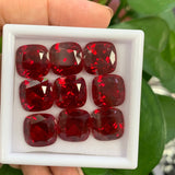 0.85-22.5CT Multi-Size Cushion-Cut Lab-Grown Ruby Can Be Used As DIY Jewelry Raw Material Wholesale