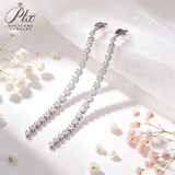 Lab Grown Diamond Handmade Tassel Pendant Earrings 10K 14K 18K Gold DEF VVS Luxury Timeless High‑End Jewelry for Daily Banquet Wear Wedding Anniversary Gift