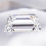 Lab Grown Diamond Trapeze Shape 1.04CT VS1 IGI Certificate White Top Gemstone CVD HPHT DIY Material Jewelry Rings Women Charms