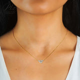 Moissanite Necklace 925 Silver with VVS1 Clarity Multiple Styles Available High-Quality Sparkling Jewelry for Women’s Events