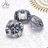Moissanite Stone Wholesale D Color Cushion Cut 0.5CT-10CT Moissanite Loose Stone Gemstone for Jewelry Making with GRA Report