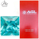 0.78-14ct Princess Cut Lab-Grown Paraiba Loose Stones - Wholesale Price Charming Anniversary Gift Selection