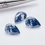 Multicolor Pear Shape Moissanite Diamond Wholesale Loose Stones Lab Grown for Gemstone Charms Engagement Jewelry GRA Certificate