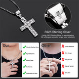 Dazzling Moissanite Hip-hop Cross Necklace - Hypoallergenic Choice for Easter Gifting to Family For Both Men and Women