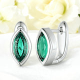 1CT Marquise Earrings D Color Moissanite/Ruby/Colombian 10k 14k S925 Plated Gold Ear Stud for Woman Engagement Christmas Party