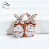 Moissanite Earrings Emerald/Ruby/Sapphire Styles 925 Silver Gift-Ready Hypoallergenic Fade-Resistant Factory-Direct Women Only