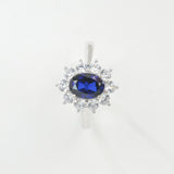 Gemstones Ring Oval Cut Lab Grown Ruby Sapphire Columbia Padparadscha 925 Silver Anniversary Gifts Charms Jewelry for Woman