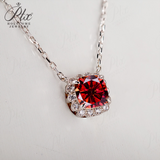 Holycome Pendant 925 Silver 38cm-42cm  Moissanite VVS1 Engagement Pendant Necklace for Women Anniversary Gift