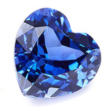 0.34-7.85ct Anti-Allergy Multi-Size Loose Heart Lab-Grown Sapphires Essential Materials For DIY Jewelry Crafting