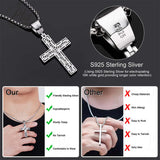 Dazzling Moissanite Hip-hop Cross Necklace - Hypoallergenic Choice for Easter Gifting to Family For Both Men and Women