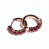 1CT Customize Earrings Moissanite Lab Grown Emerald/Ruby/Sapphire 925 Silver Hypoallergenic Factory Direct Sales for Women Gift