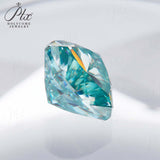 Lab Grown Loose Moissanite Diamond Wholesale Multicolor Trillion Shape VVS1 Clarity for Gemstone Making GRA Certificate Beads
