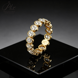 Lab Grown Diamond Ring 10k 14k 18k GRA Certified Oval Cut Non-Fading Engagement Ring Versatile Wear Commuter-Friendly