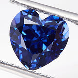 0.34-7.85ct Anti-Allergy Multi-Size Loose Heart Lab-Grown Sapphires Essential Materials For DIY Jewelry Crafting