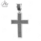 Dazzling Moissanite Hip-hop Cross Necklace - Hypoallergenic Choice for Easter Gifting to Family For Both Men and Women