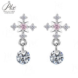 Zircon Ear Bone Stud AAAAA Colorful Zircon Stainless Steel Y2K Punk Factory Direct Sale Workplace Friendly Piercing Jewelry for Women