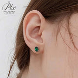 2-8CT Oval Moissanite Earrings for Women Solid 925 Sterling Silver Lab grown Gemstone Screw Back Design Hypoallergenic