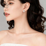 1CT Marquise Earrings D Color Moissanite/Ruby/Colombian 10k 14k S925 Plated Gold Ear Stud for Woman Engagement Christmas Party
