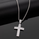 Dazzling Moissanite Hip-hop Cross Necklace - Hypoallergenic Choice for Easter Gifting to Family For Both Men and Women