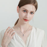 Moissanite Pendant Classical 6 Prongs 12 Color 925 Sterling Sliver Fine Jewelry Necklace Lady Birth Stones Wedding Gift Jewel