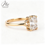 1-3ct Lab Grown Diamond Ring 925 Sterling Silver IGI Certified Cushion Cut Hypoallergenic Wedding Ring Engagement Ring Factory Direct Sale Daily Wear Commuter‑Friendly