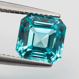 Asscher Cut Lab-Grown Paraiba Loose Stones - Delicate Christmas Gift & DIY Jewelry Option