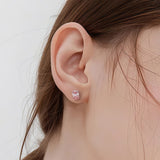 2-8CT Oval Moissanite Earrings for Women Solid 925 Sterling Silver Lab grown Gemstone Screw Back Design Hypoallergenic