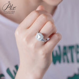 Vintage European Cut Cushion Halo Moissanite Ring Women Only Gifts For Festivals And Anniversaries