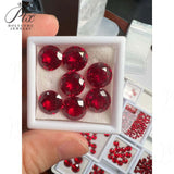 Loose Round Synthetic Ruby 0.12-3.85CT Wholesale Suitable For DIY Various Jewelry Can Be Used As A Gift
