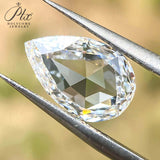 Rose Pear Shape 3.02ct VS1 Lab Grown Diamond F Color Gemstone IGI Certificate CVD HPHT DIY Material Making Jewelry Charms Ring