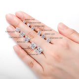 Moissanite Stone Princess Heart Marquise Emerald Radiant Round Pear Oval Cushion Asscher Cut GRA Certificate 0.3ct-5ct