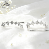 Exquisite Lab Grown Diamond Earrings New Arrival Design 10K/14K/18K Solid White Gold DEF VVS Minimalist Stud Earrings for Women Hypoallergenic for Daily Wear Factory Direct Supply