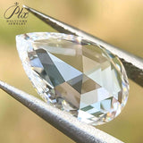 Rose Pear Shape 3.02ct VS1 Lab Grown Diamond F Color Gemstone IGI Certificate CVD HPHT DIY Material Making Jewelry Charms Ring