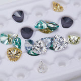 Lab Grown Loose Moissanite Diamond Wholesale Multicolor Trillion Shape VVS1 Clarity for Gemstone Making GRA Certificate Beads
