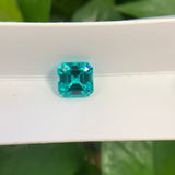 Asscher Cut Lab-Grown Paraiba Loose Stones - Delicate Christmas Gift & DIY Jewelry Option