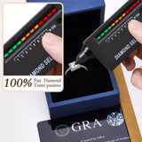 Dainty 1 Carat Princess Cut Champagne Moissanite Ring