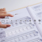 CUSTOM ZIRCON SETS - COMPARISON CHART FOR VARIOUS SHAPES AND SIZES SUITABLE FOR JEWELRY TOOLS