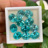 0.34-9.7CT Oval Cut Lab-Grown Paraiba Loose Stones - Ideal DIY Jewelry Making Essential