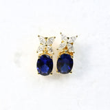 Moissanite Earrings Emerald/Ruby/Sapphire Styles 925 Silver Gift-Ready Hypoallergenic Fade-Resistant Factory-Direct Women Only