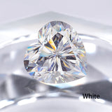 Moissanite Loose Stone Heart Cut D Color with GRA Certificate Beads for DIY Jewelry Making Wholesale Top Quality No Fade Beads