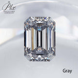 Wholesale Price Moissanite Stone Emerald Cut D Color Blue Green  VVS1 with GRA Certificate 0.5ct-10ct Gemstones