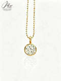 18K Gold Lab Grown Diamond Necklace Oval Princess Pear Marquise Radiant Heart Shape 2ct D Color Pendant Hypoallergenic Direct from Factory Daily & Office Wear Perfect Gift