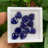 0.34-7.85ct Anti-Allergy Multi-Size Loose Heart Lab-Grown Sapphires Essential Materials For DIY Jewelry Crafting