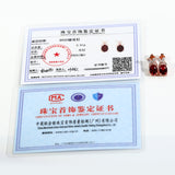 Moissanite Earrings Emerald/Ruby/Sapphire Styles 925 Silver Gift-Ready Hypoallergenic Fade-Resistant Factory-Direct Women Only