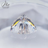 Lab Grown Loose Moissanite Diamond Wholesale Multicolor Trillion Shape VVS1 Clarity for Gemstone Making GRA Certificate Beads