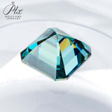Luxury Multicolor Moissanite Gemstones  Asscher Cut Loose Diamonds  Perfect for Rings Earrings & Pendant Making