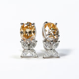 Moissanite Earrings Emerald/Ruby/Sapphire Styles 925 Silver Gift-Ready Hypoallergenic Fade-Resistant Factory-Direct Women Only