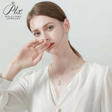 Moissanite Pendant Classical 6 Prongs 12 Color 925 Sterling Sliver Fine Jewelry Necklace Lady Birth Stones Wedding Gift Jewel