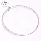 Customized Big Hoop Earrings with 272pcs D Color VVS1 Round  Moissanite Hearts and Arrows for Women Party Gift Fashion Jewelry