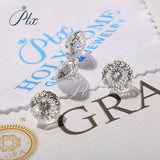 Hundred Faceted Cut Moissanite Loose Stone Round D VVS1 Gems Pass Diamonds Tester Women Jewelry Wholesale